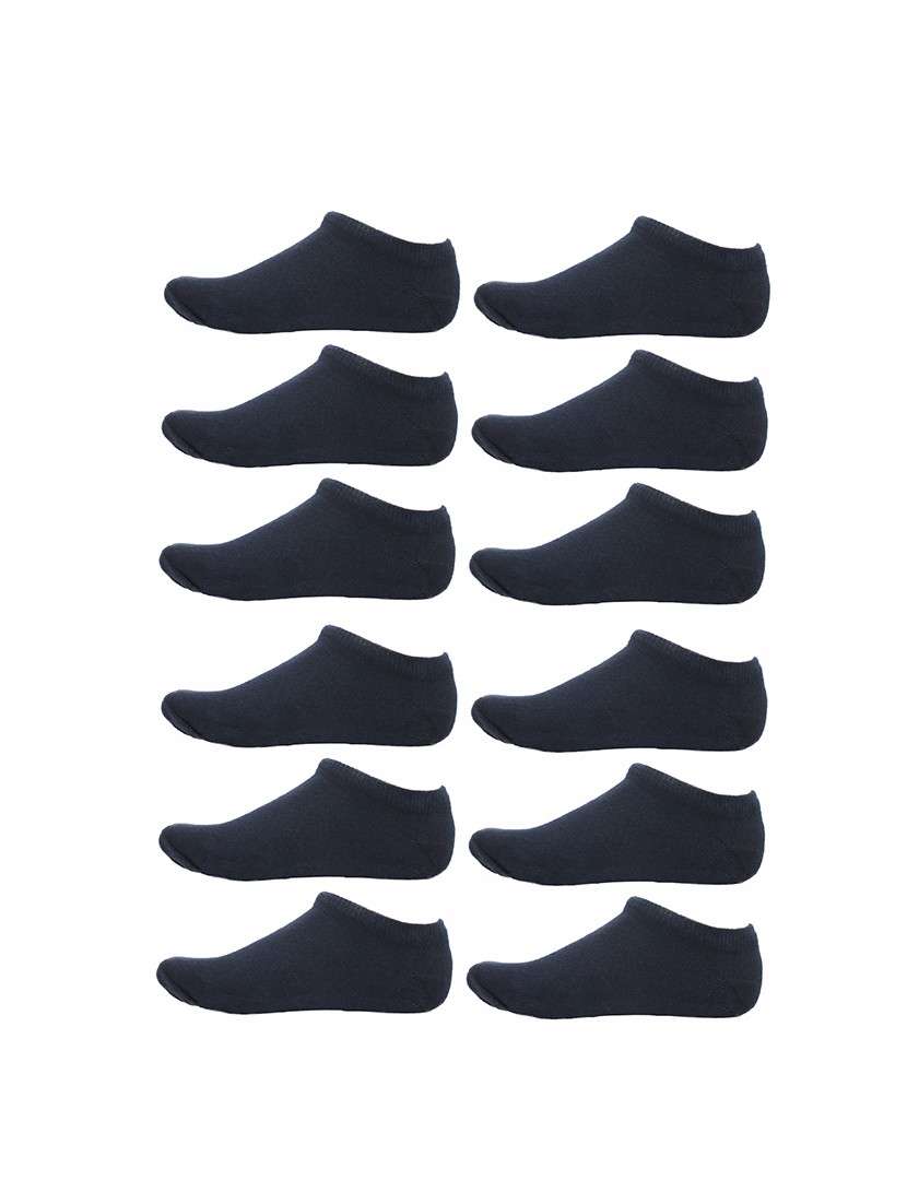 men pack of 6 solid ankle length  sock