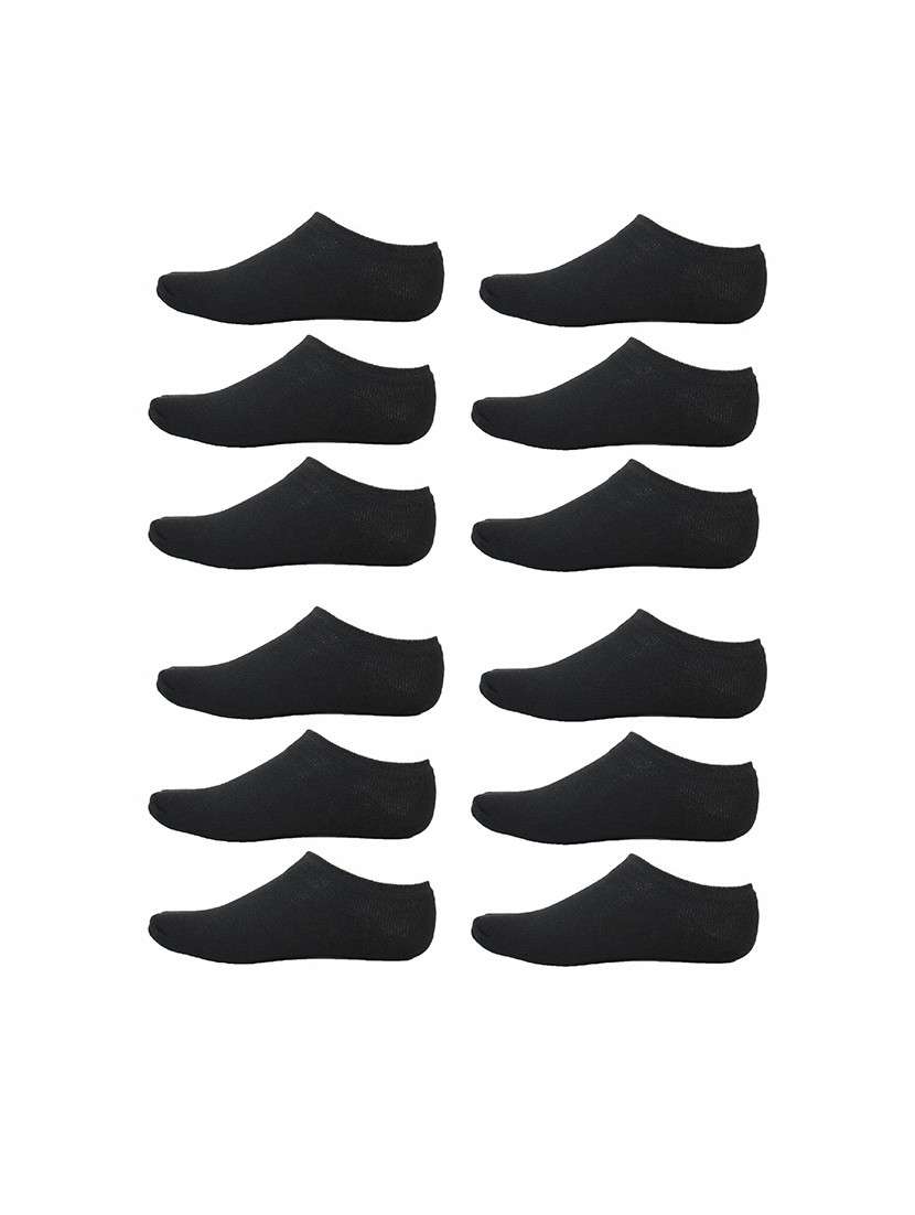men pack of 6 solid ankle length  sock