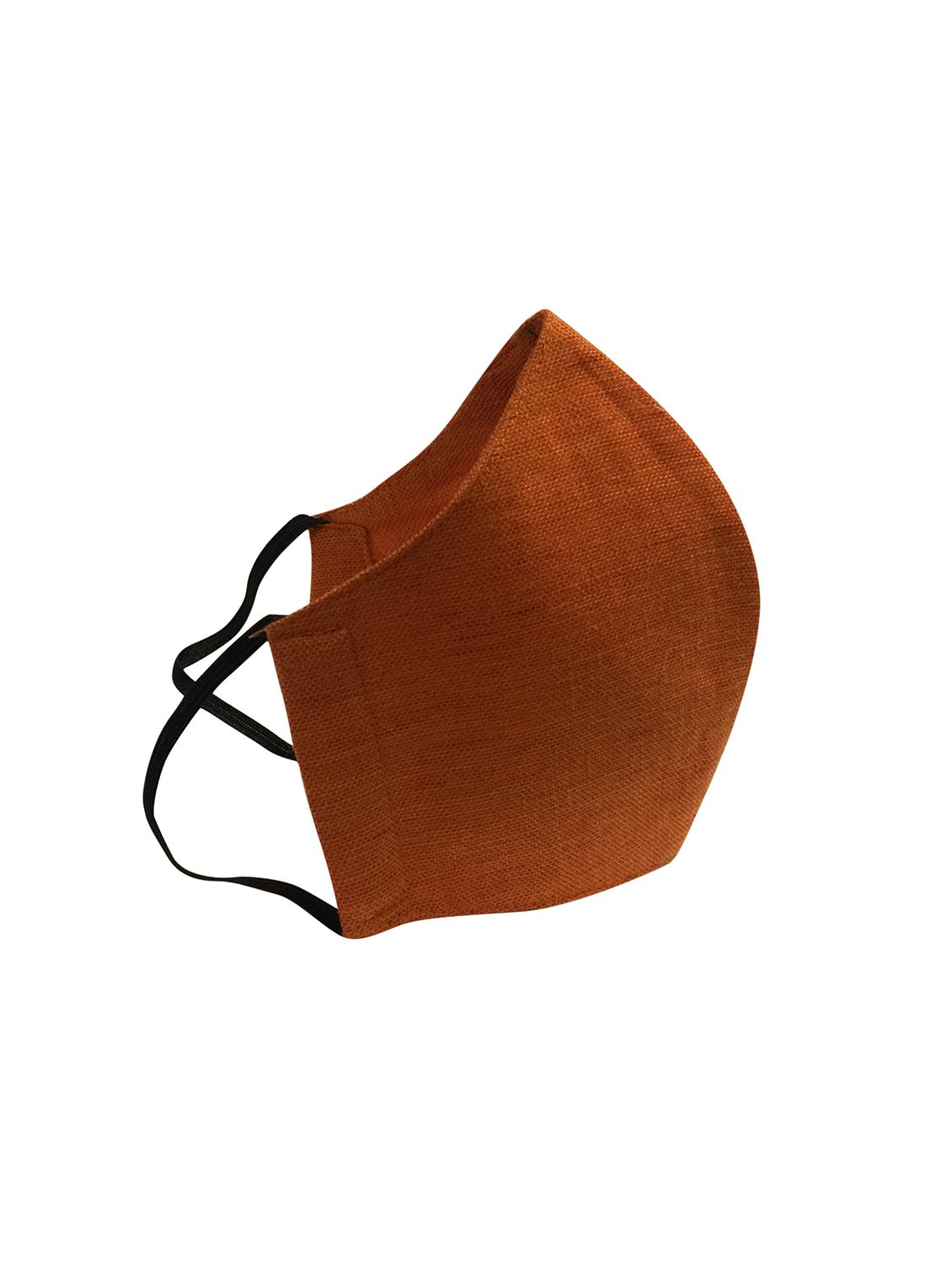 orange cotton solid men mask - 17287502 -  Standard Image - 1
