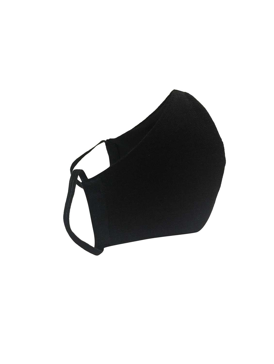 black cotton solid men mask - 17287506 -  Standard Image - 1