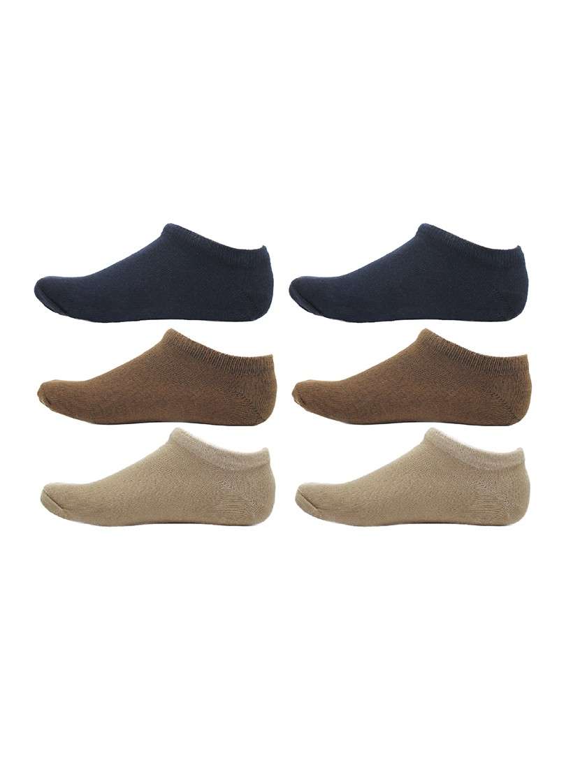 men pack of 3 solid ankle length  sock