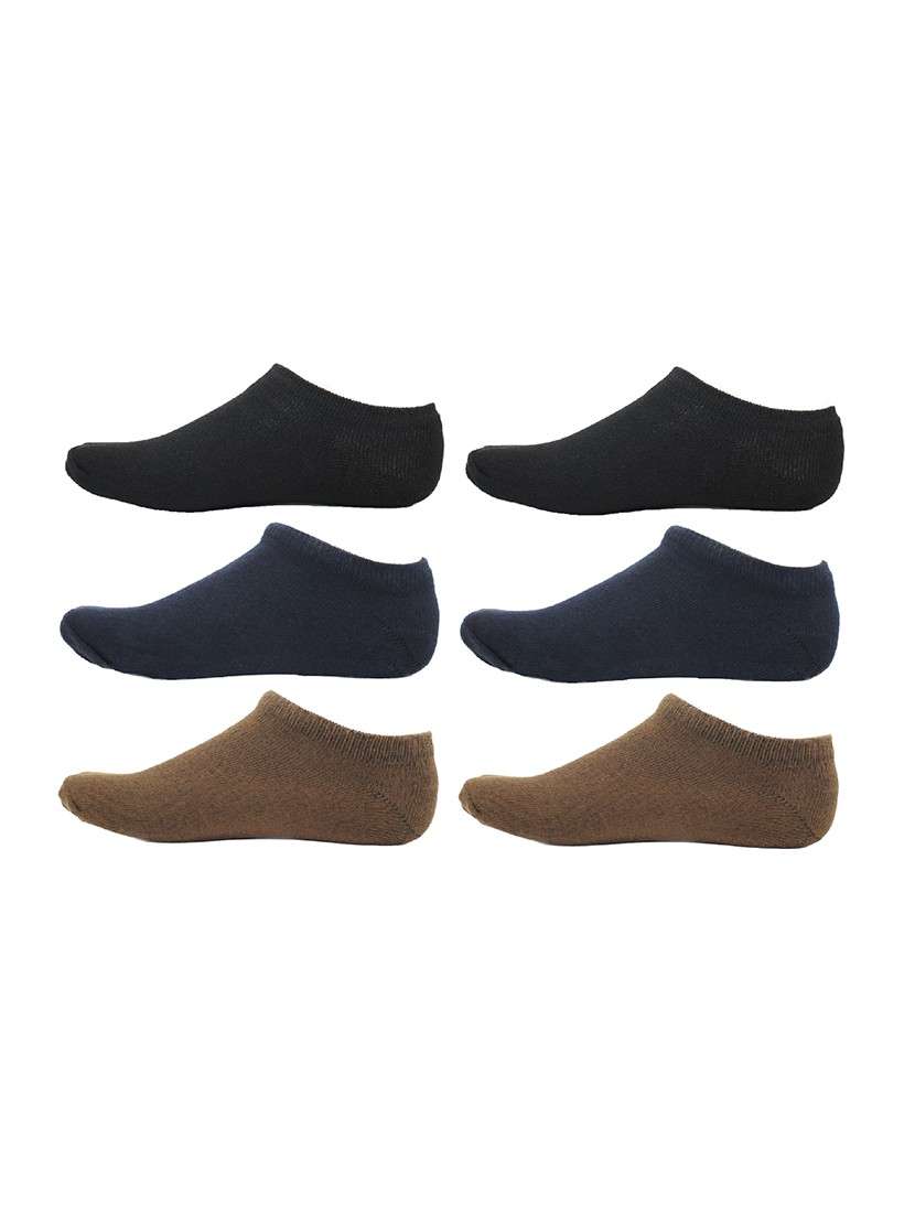 men pack of 3 solid ankle length  sock