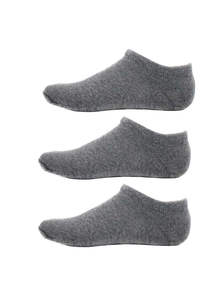 men pack of 3 solid ankle length  sock