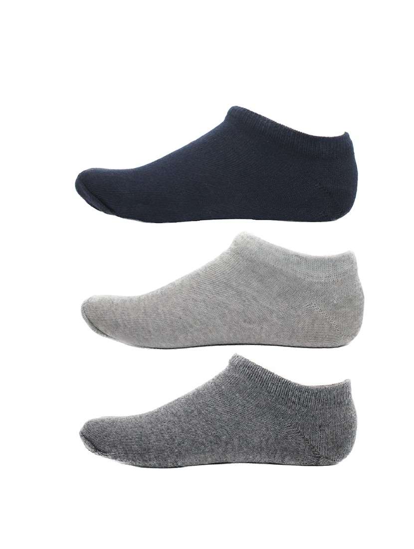 men pack of 3 solid ankle length  sock