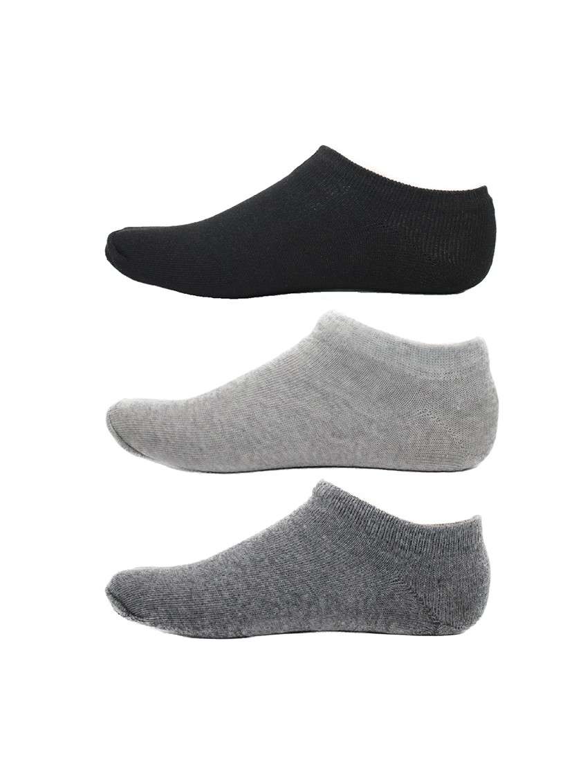 men pack of 3 solid ankle length  sock