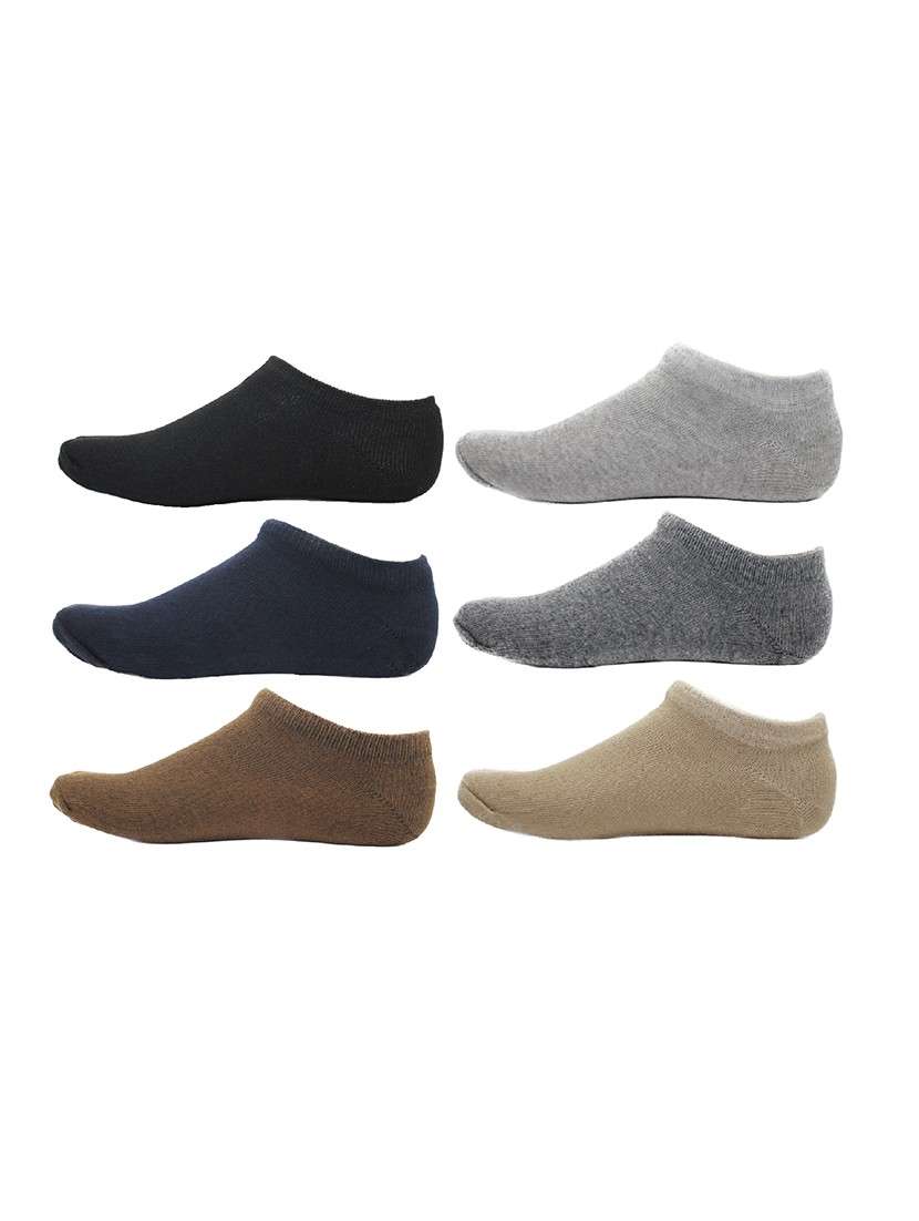 men pack of 3 solid ankle length  sock