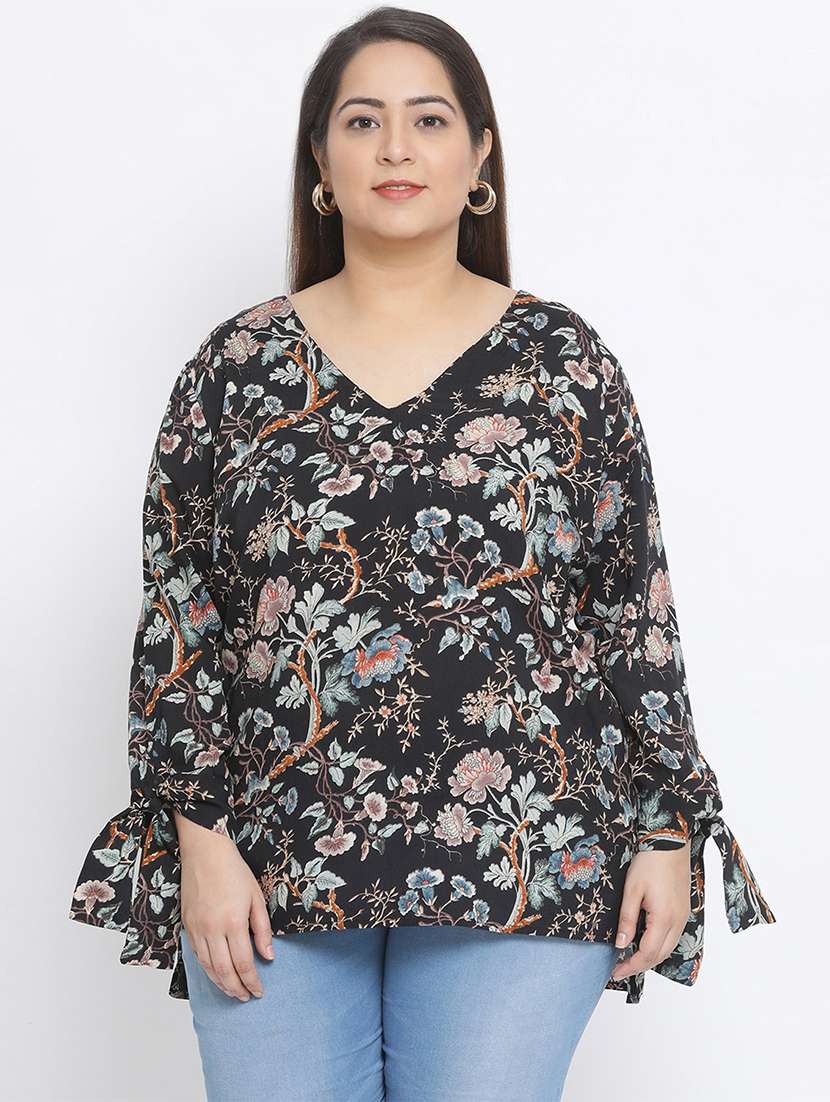 women's a line v neck top