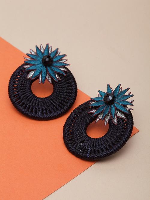 multi colored metal hoop earring - 17289423 -  Standard Image - 0