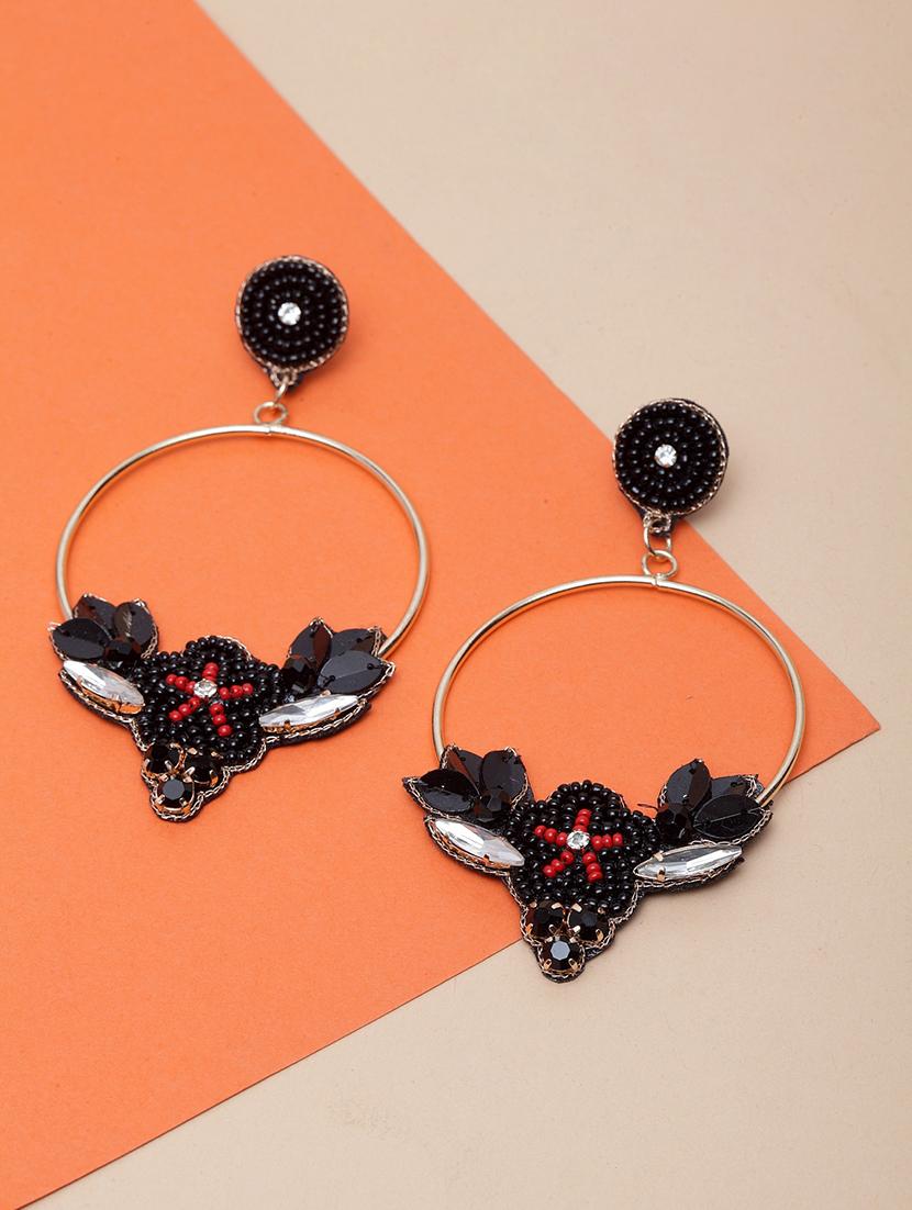 multi colored metal drop earring - 17289424 - Zoom Image - 0