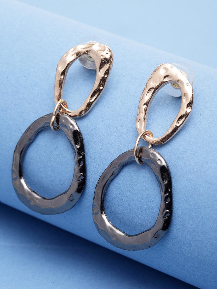 multi colored metal drop earring - 17289439 - Zoom Image - 0