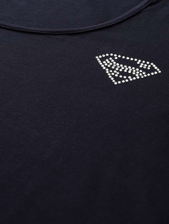 women's plain round neck t-shirt - 17291048 -  Standard Image - 4