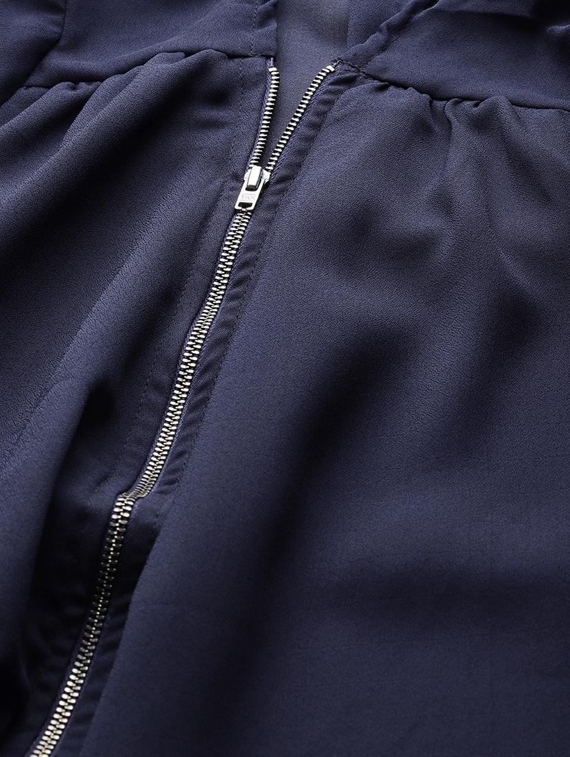 zipper detail plus top - 17293010 - Standard Image - 4