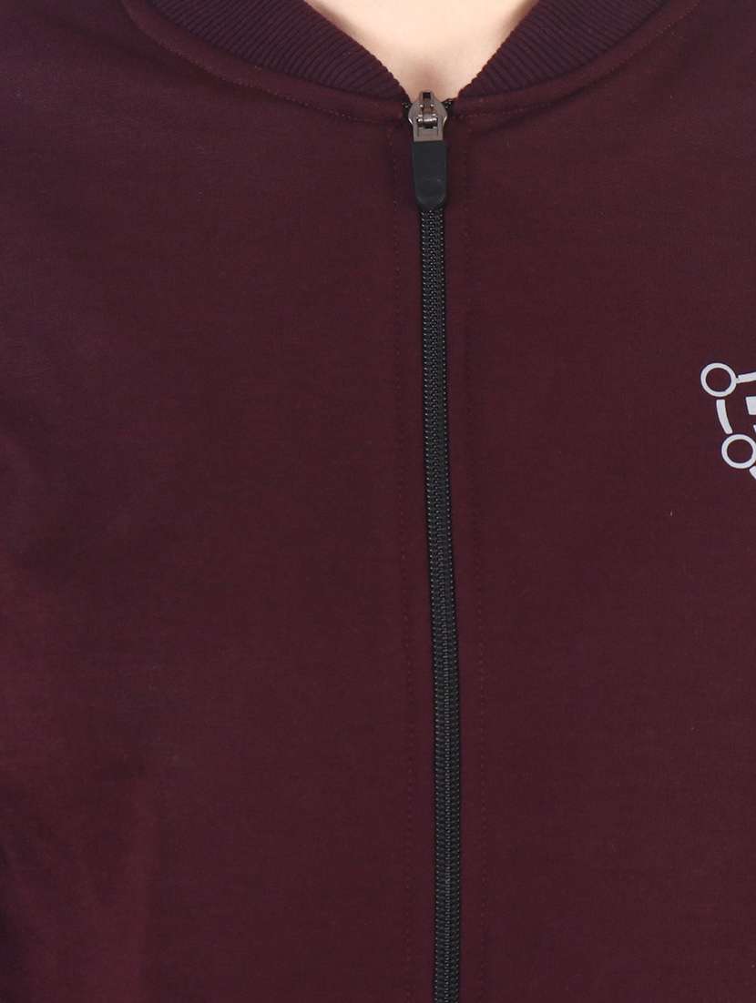 mandarin neck solid jacket - 17298450 - Standard Image - 4