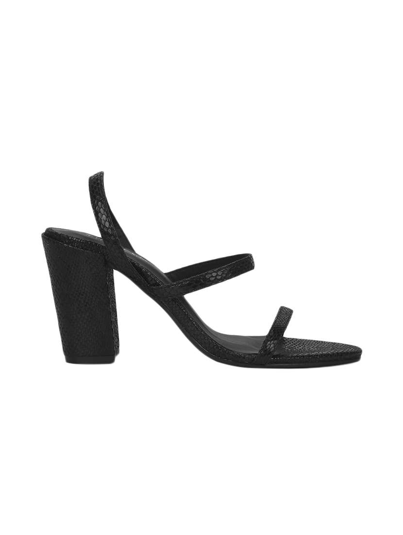 black back strap sandals - 17300142 -  Standard Image - 1
