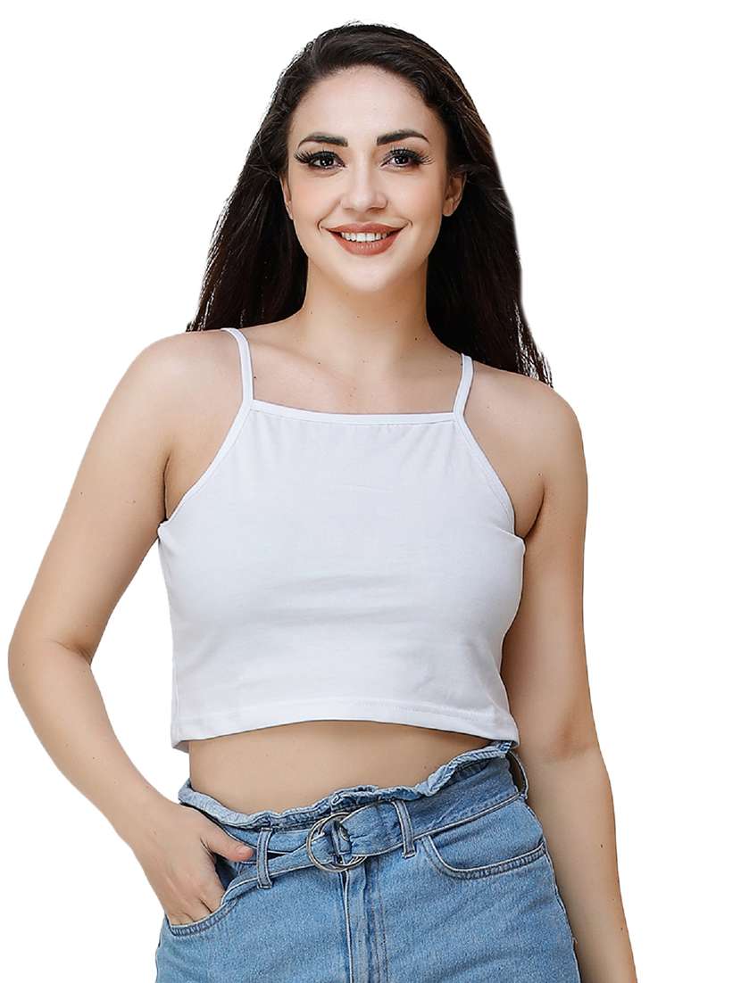 cami neck crop top