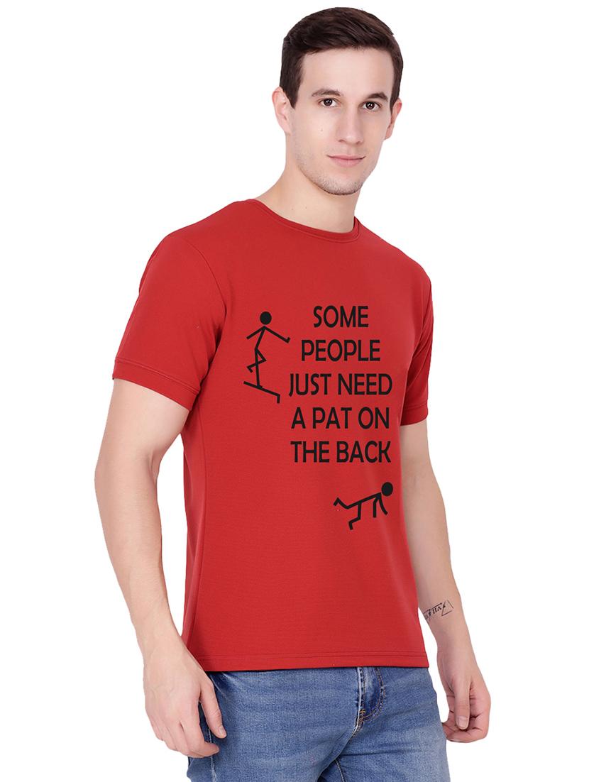 red front print t-shirt - 17327527 -  Standard Image - 1