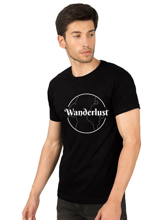 black chest print t-shirt - 17327552 -  Standard Image - 1