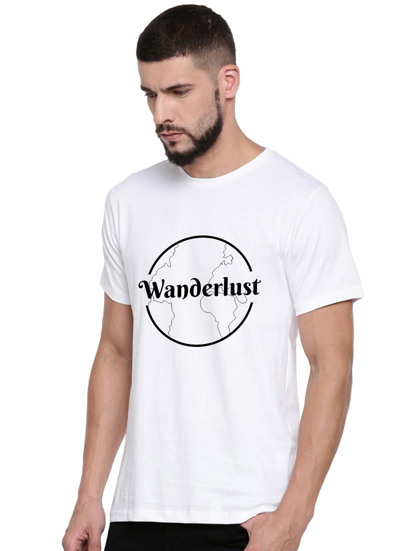 white chest print t-shirt - 17327554 - Standard Image - 1
