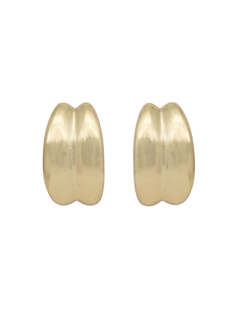 gold metal studs earring - 17327575 -  Standard Image - 1