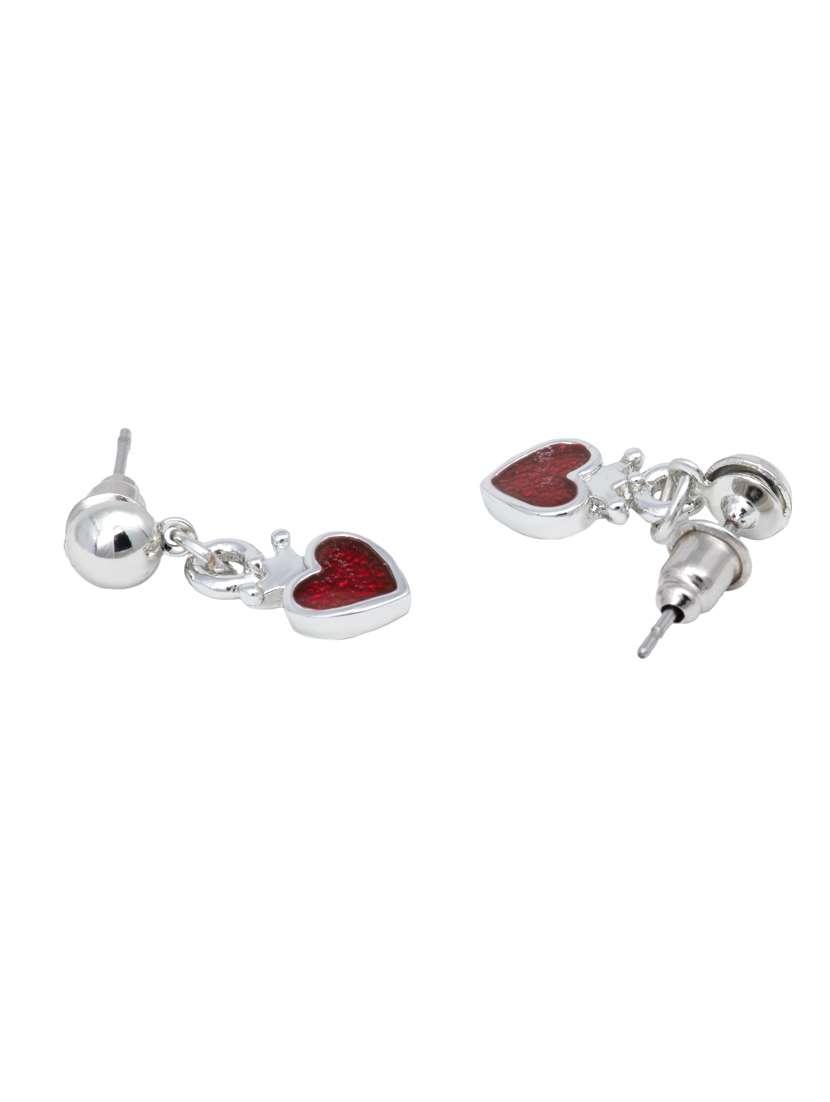 red metal drop earring - 17327619 -  Standard Image - 1