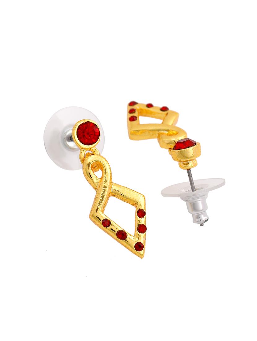 red metal drop earring - 17327651 -  Standard Image - 1