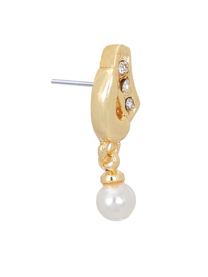 white metal chandellier earring - 17327732 -  Standard Image - 1