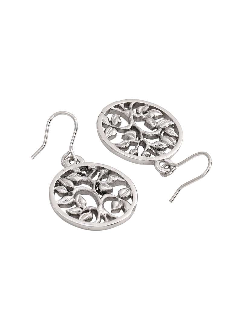 silver metal chandellier earring - 17327933 -  Standard Image - 1