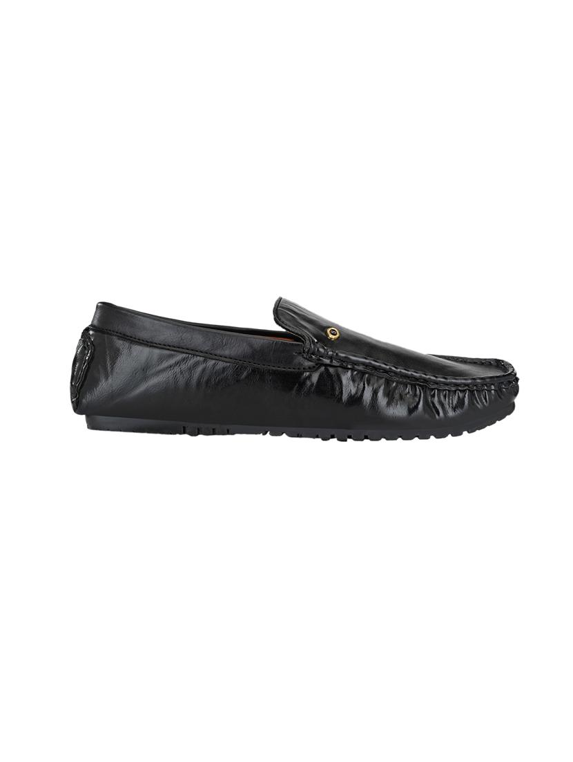 black slip on loafers - 17328033 - Standard Image - 1
