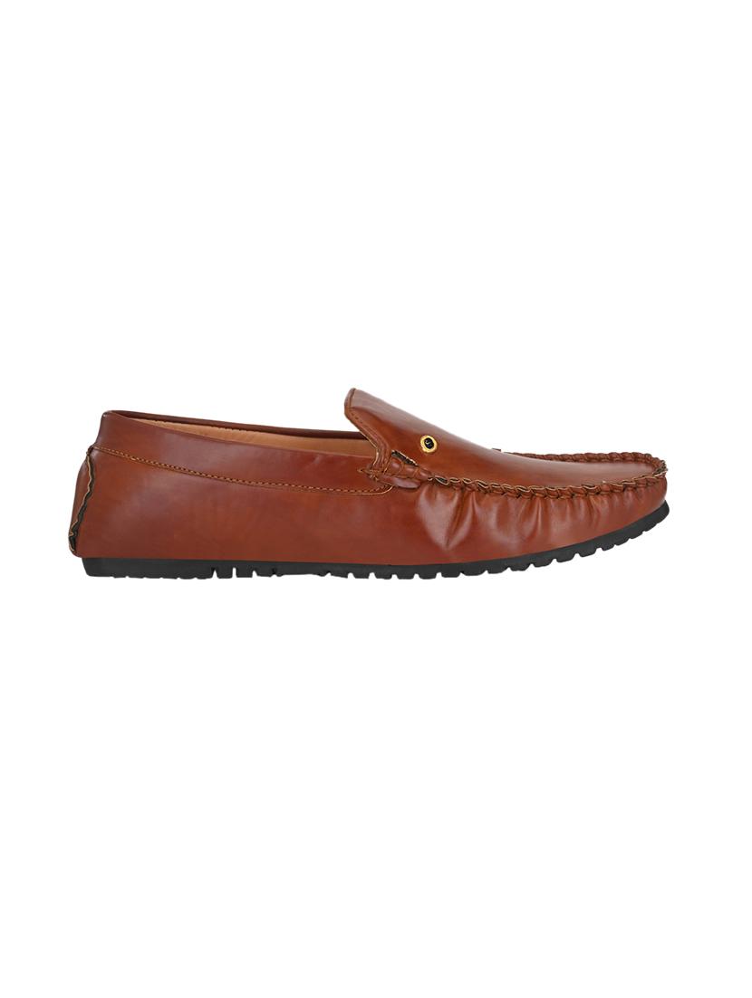 tan slip on loafers - 17328034 - Standard Image - 1