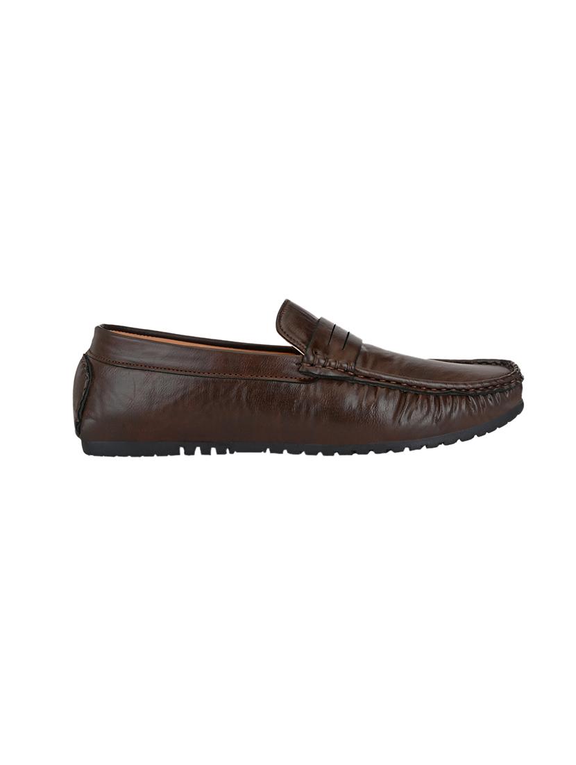 brown slip on loafers - 17328036 -  Standard Image - 1