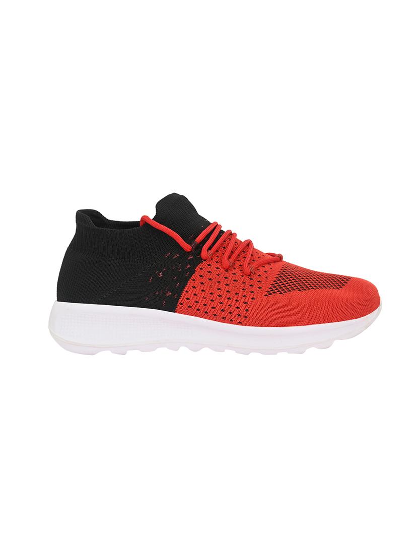 red lace up sport shoes - 17328042 - Standard Image - 1