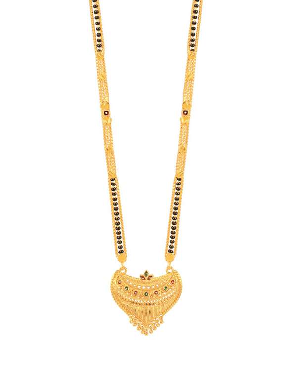 golden metal mangalsutra