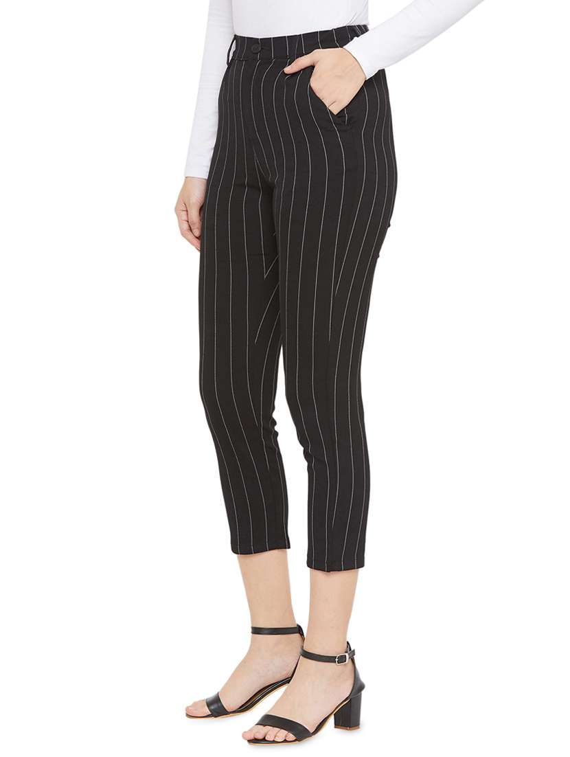 high rise striped trouser  - 17333979 -  Standard Image - 1