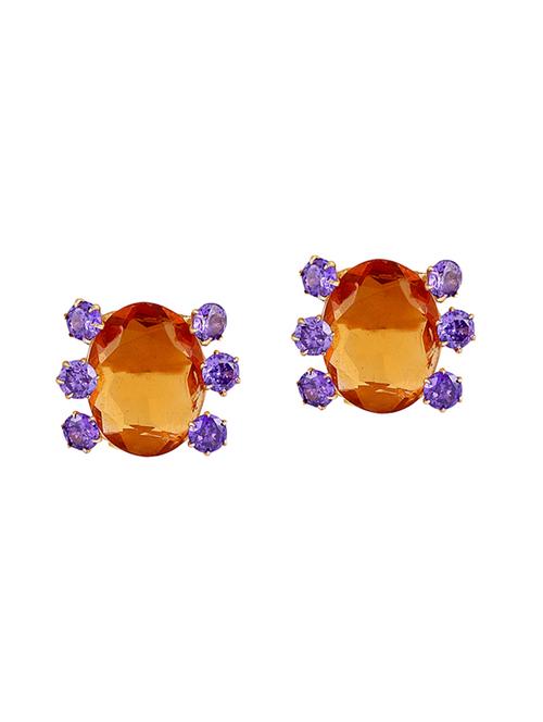 red brass drop earring - 17334802 -  Standard Image - 0