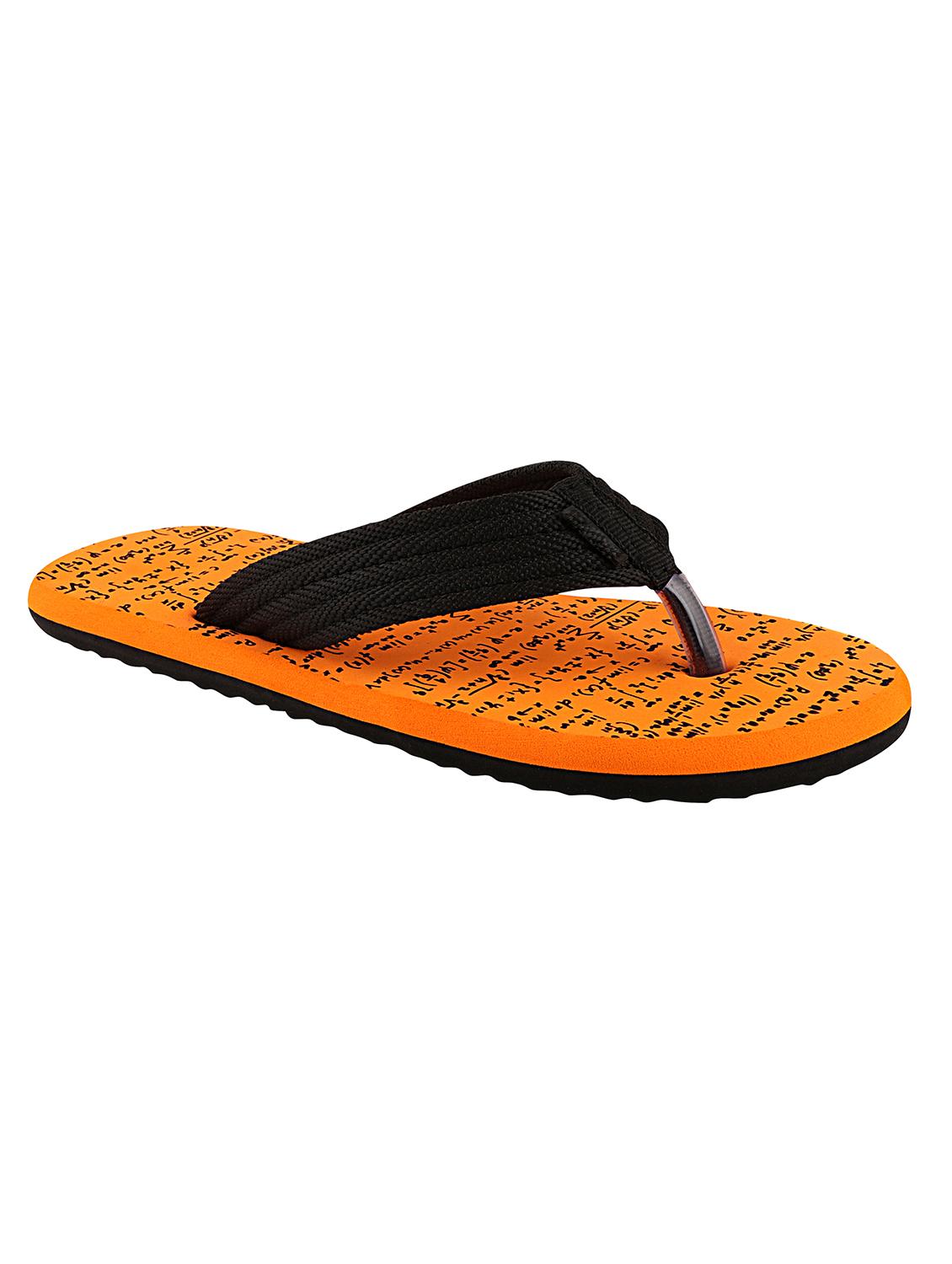 orange toe separator flip flops - 17335199 -  Standard Image - 1