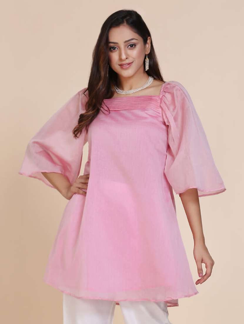 solid a-line kurta