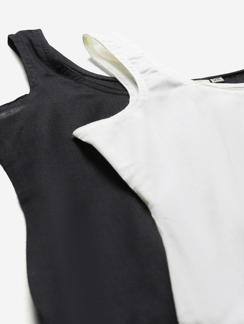 ada set of 2 cream & black camisole - 17335875 - Standard Image - 6