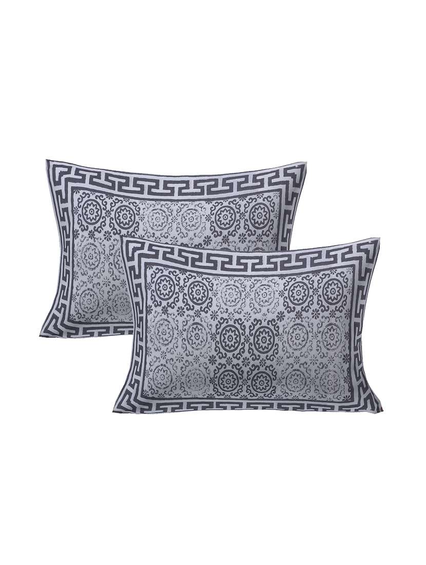   cotton double bedsheet with 2 pillow covers - 17336658 -  Standard Image - 1