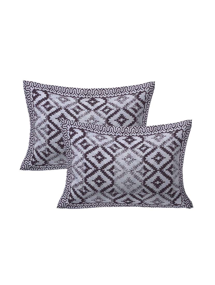  cotton double bedsheet with 2 pillow covers - 17336674 -  Standard Image - 1