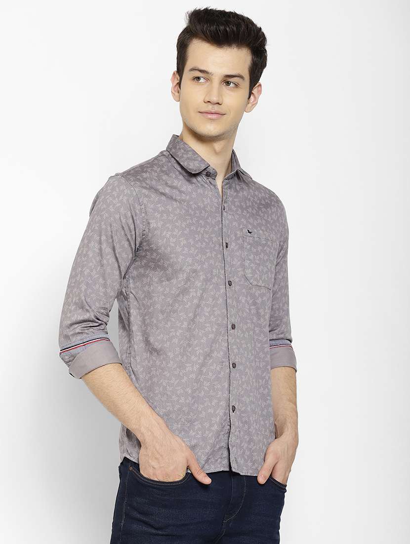 mens printed casual shirt - 17336937 - Standard Image - 1