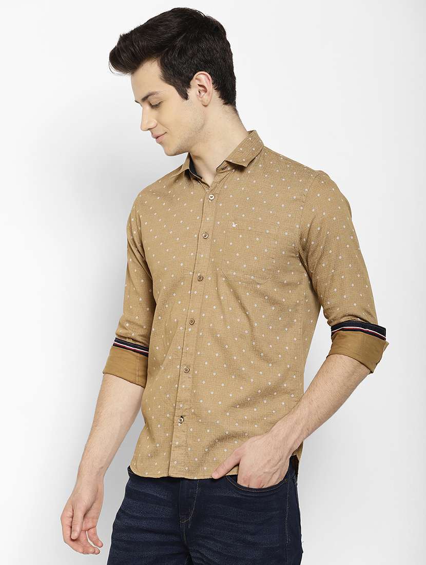 mens geometric casual shirt - 17336940 -  Standard Image - 1
