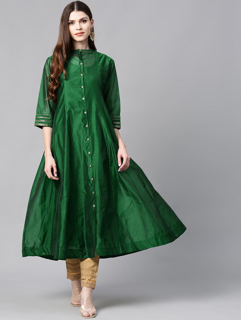women's flared kurta - 17336996 -  Zoom Image - 0