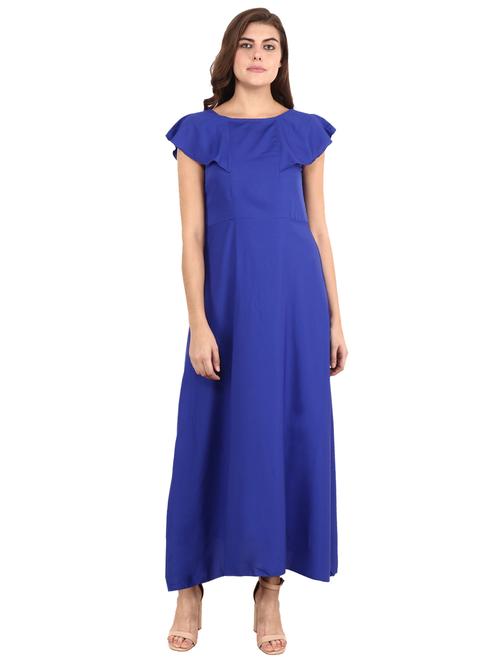 women's fit & flare solid dress - 17337298 - Standard Image - 0