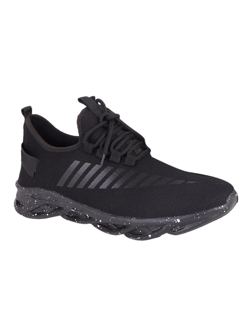 black lace up  sport shoes - 17337533 -  Standard Image - 1
