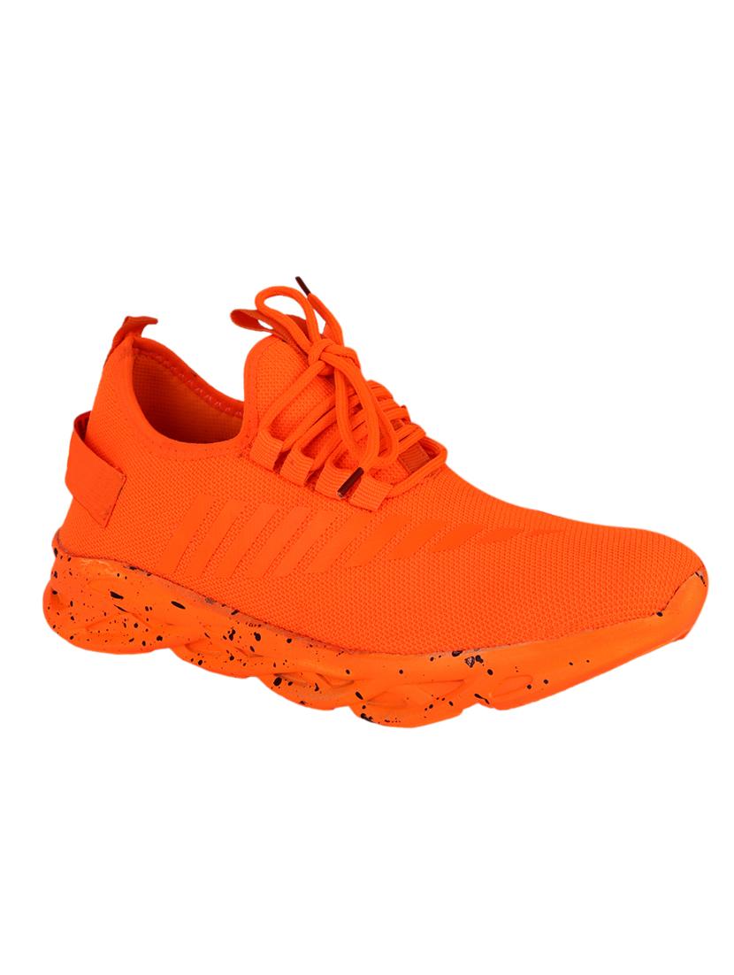 orange lace up sport shoes - 17337535 - Standard Image - 1