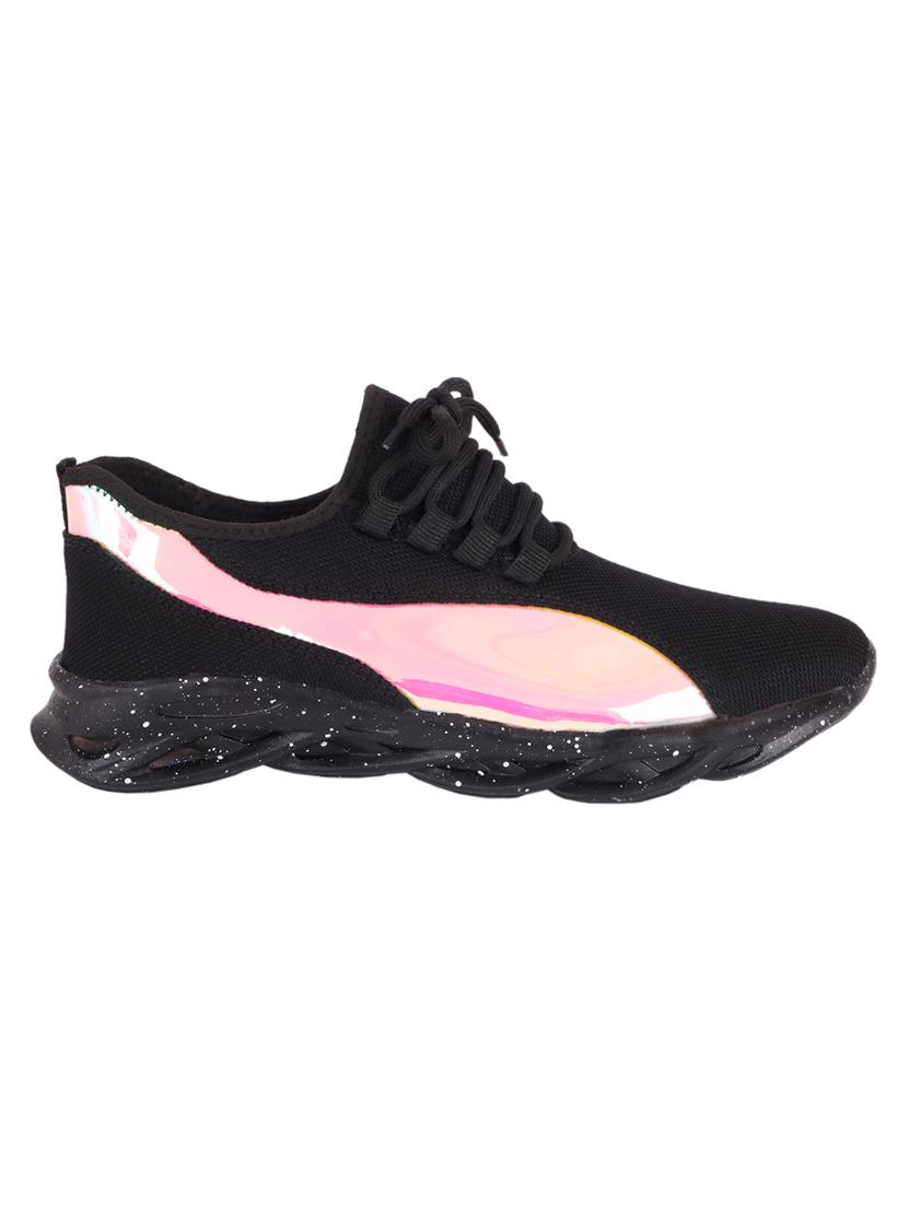 black lace up sport shoes - 17337537 - Standard Image - 1