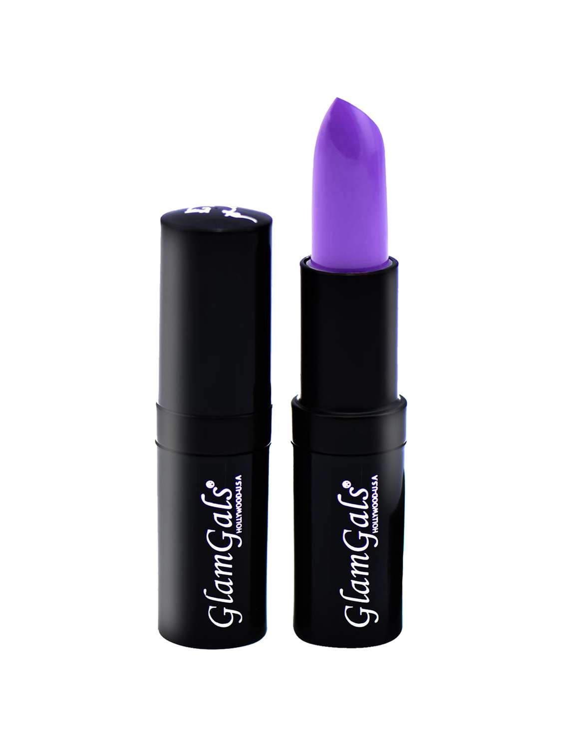 Glamgals Hollywood U.S.A Matte Finish Kissproof Lipstick ( Candy Pink, Aubergine Purple )