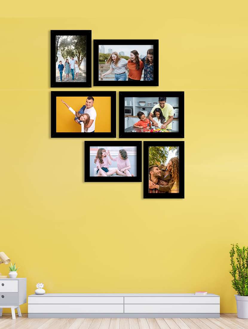 wood framed with acrylic glass photo frame (pack of 6)