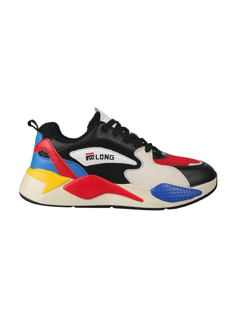 multi colored eva rubber sport shoes - 17340101 -  Standard Image - 1