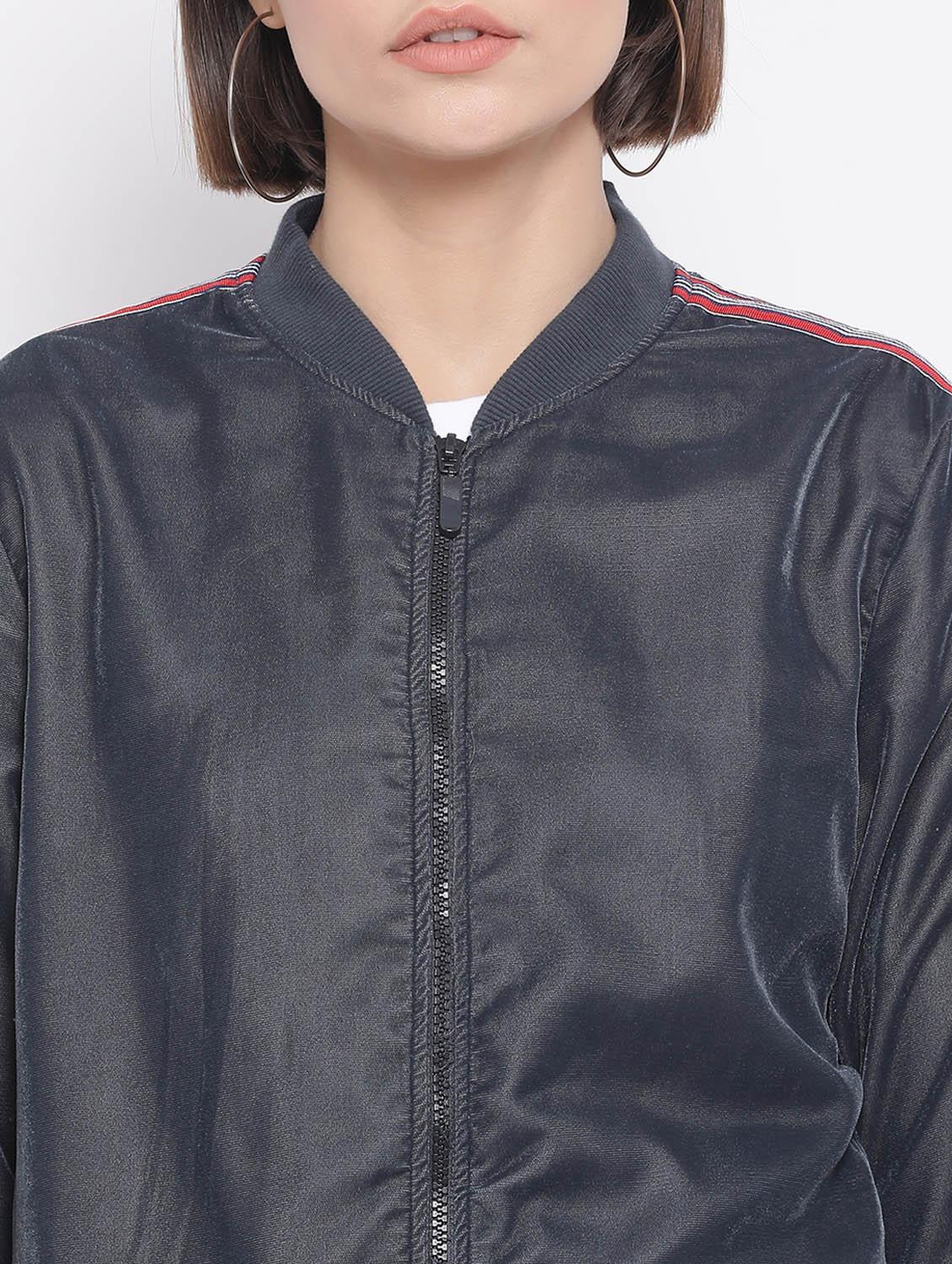 side tape bomber jacket - 17341445 - Standard Image - 4
